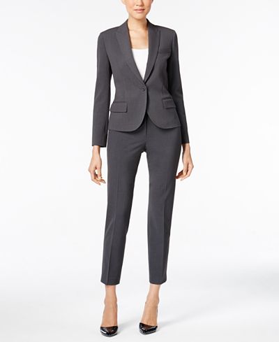 Anne Klein One-Button Blazer & Skinny Pants