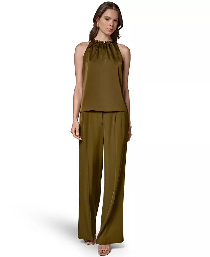 Women's Crewneck Sleeveless Top - thumbnail 2