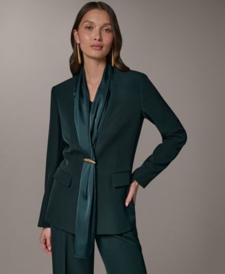 Women's Scarf Collar Blazer