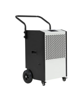 240 Pints Commercial Dehumidifier with Pump and Drain Hose, Heavy Duty Commercial Dehumidifier for Up to 8000 Sq. Ft Large Spaces