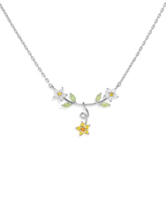 Crystal Golden Daisy Necklace