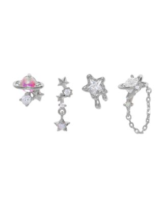 Crystal Lunar Dreams Stud Earrings Set