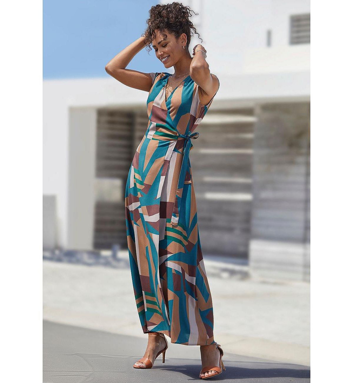 LASCANA Women's Wrap Maxi Dress view 2 — MAYCSS fashion products