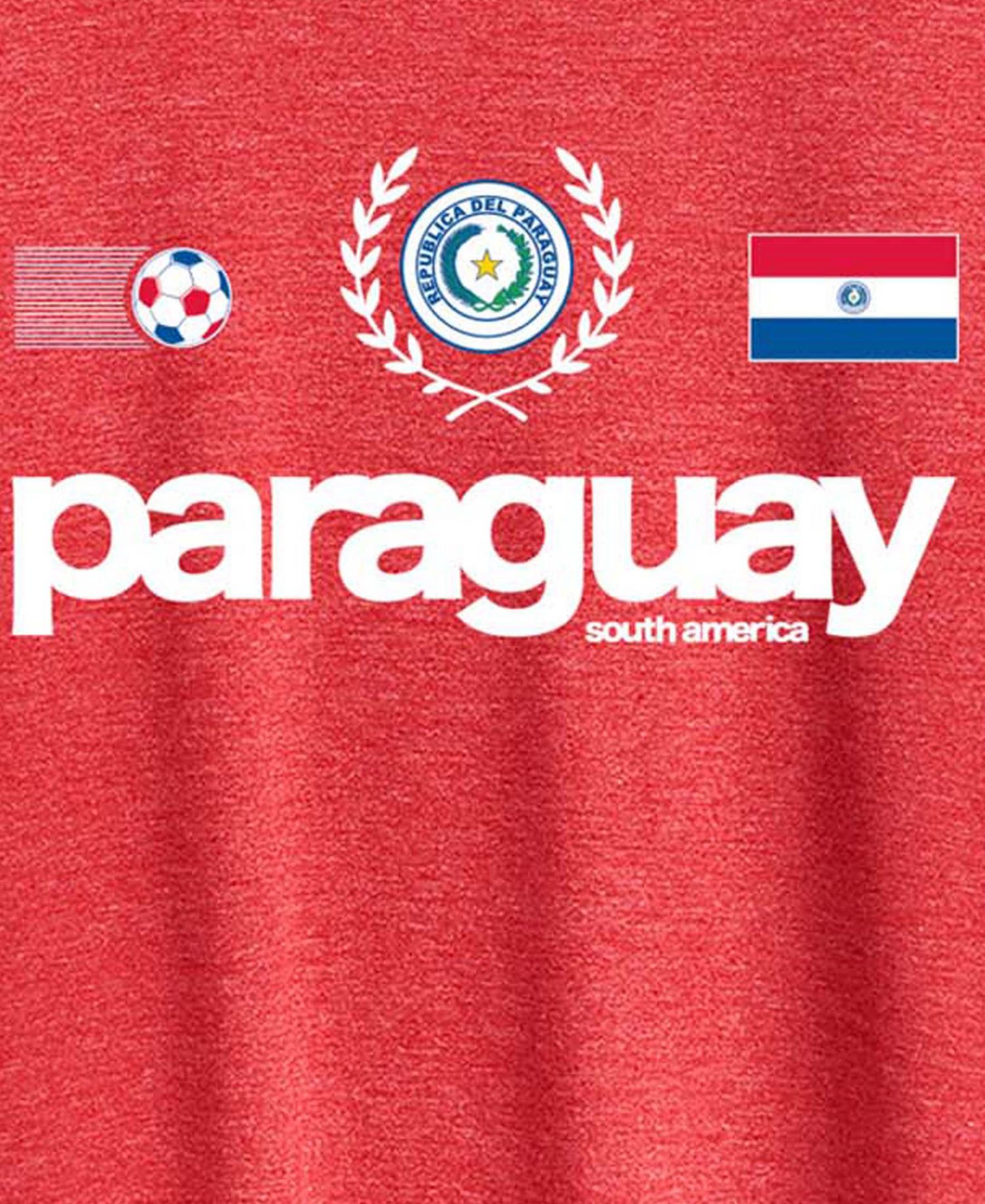 Plus Size Paraguay Soccer Graphic T-Shirt