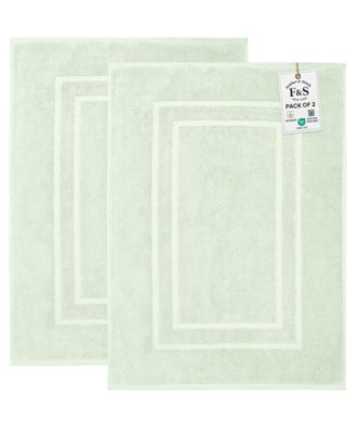 Cotton Super Absorbent Terry 2-Piece Bath Mat Set