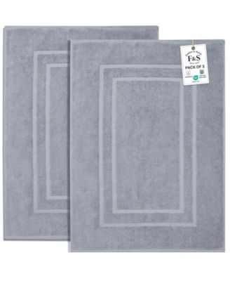 Cotton Super Absorbent Terry 2-Piece Bath Mat Set