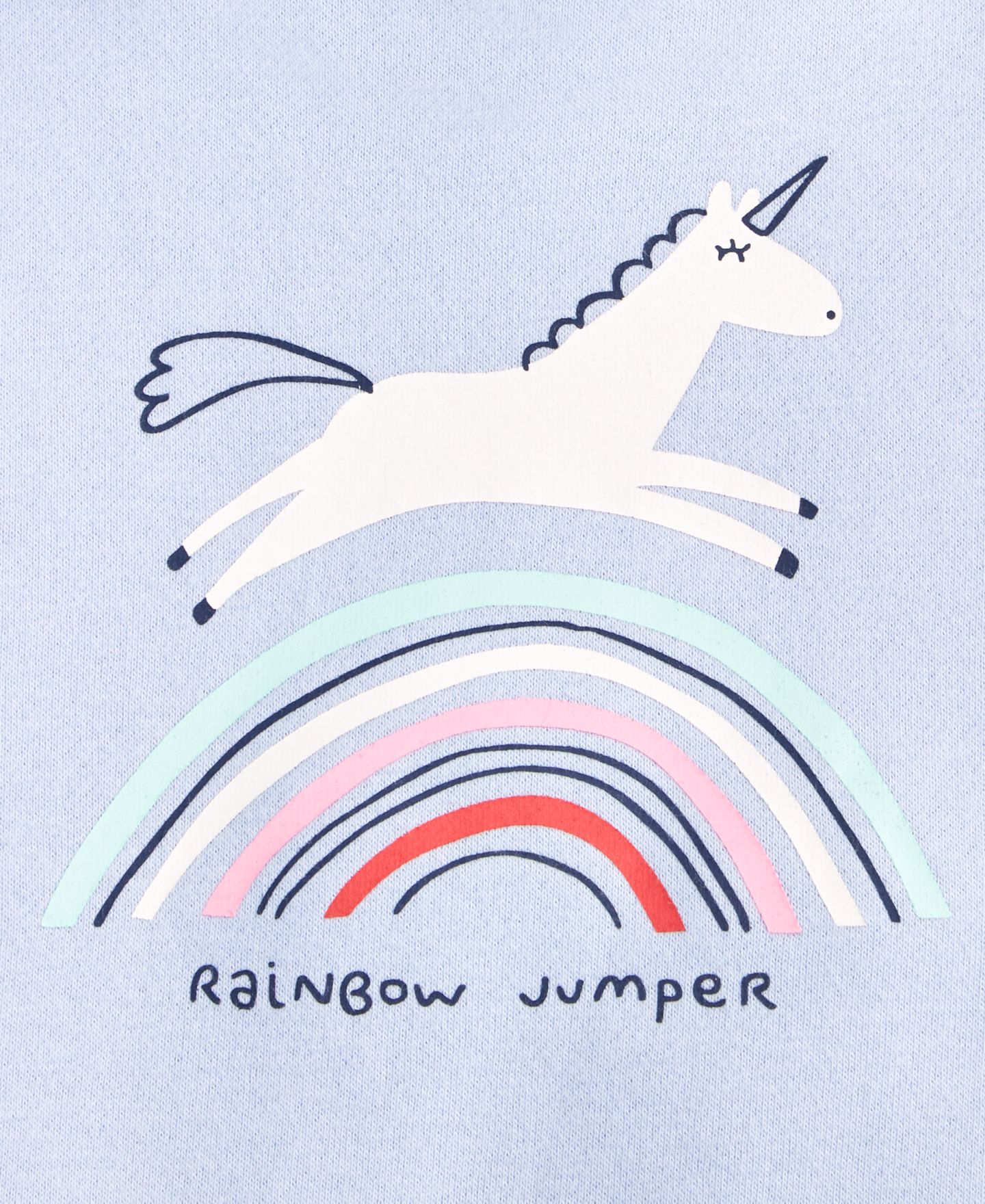 Толстовки Epic Threads Rainbow Jumper Unicorn Sweatshirt для девочек-малышей, цвет: Lucien Blu — фото 3