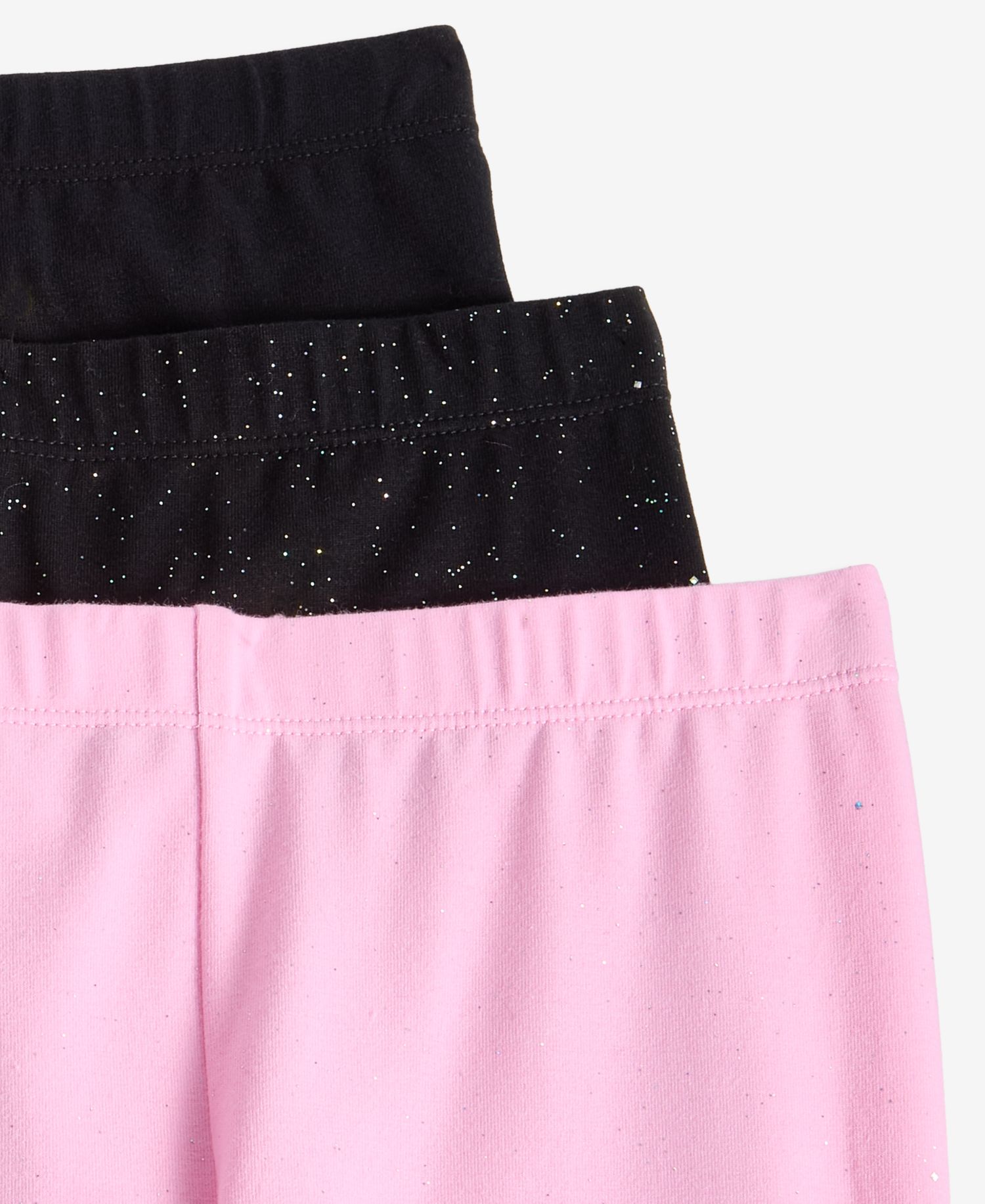 Toddler Girls' 12M-5T Solid and Sparkle Leggings, 3-Pack