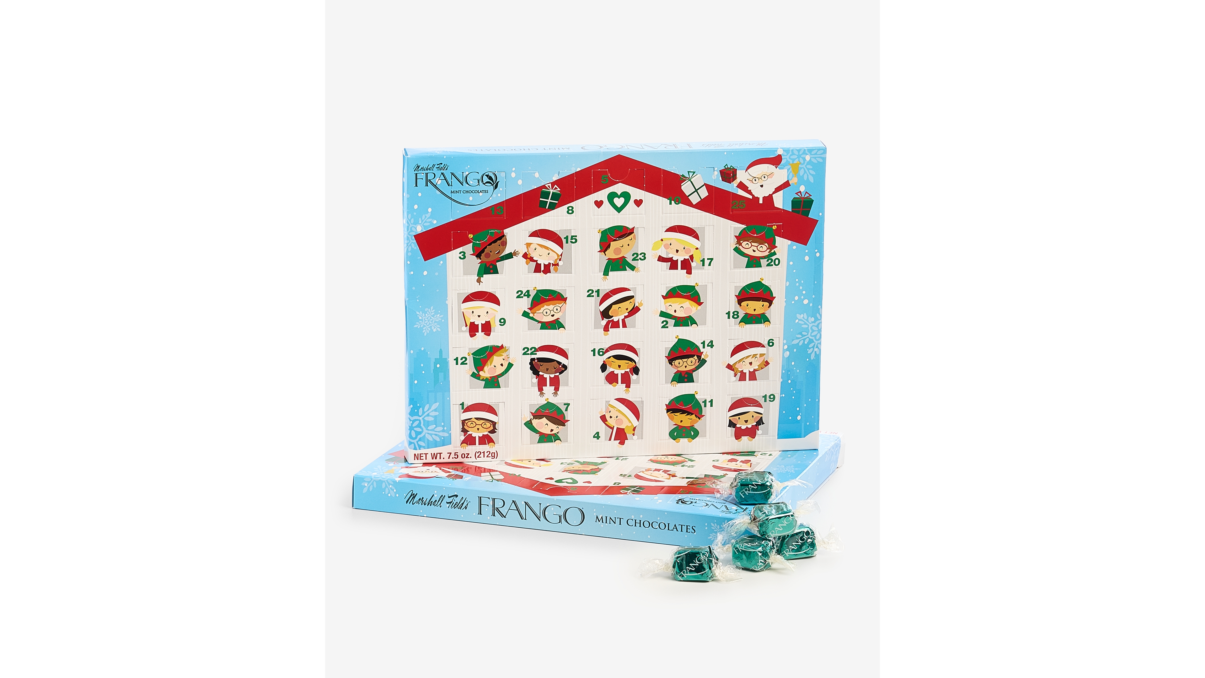 Frango Chocolates 2 Pack Holiday Milk Mint Chocolate Advent Calendar, Created for Macy's