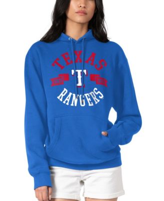 Women's Royal Texas Rangers City Graphic Pullover Hoodie