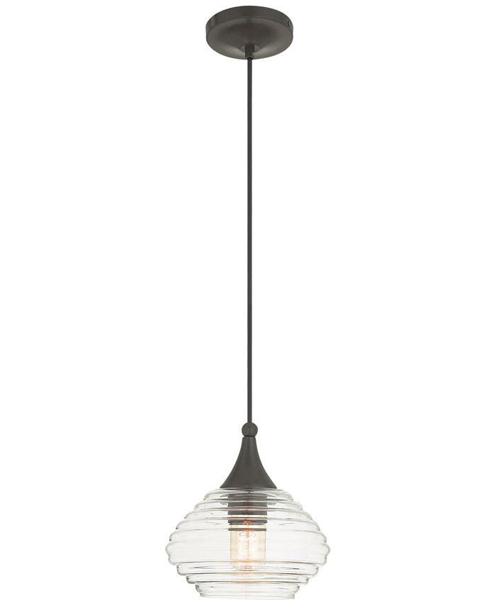 Livex - Signature 1-Light 8" Mini Pendant