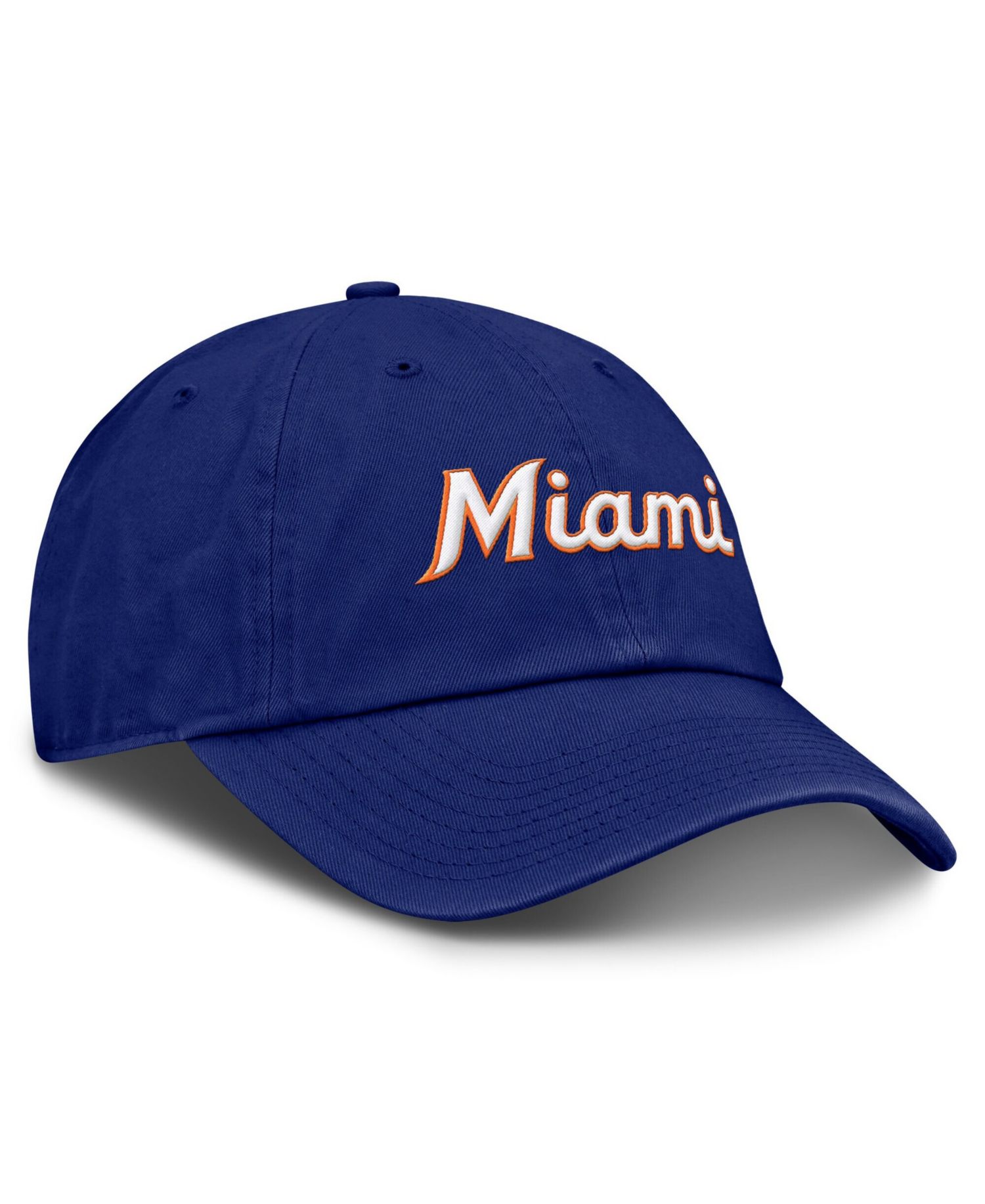 Men's Deep Royal Miami Marlins Club Adjustable Hat