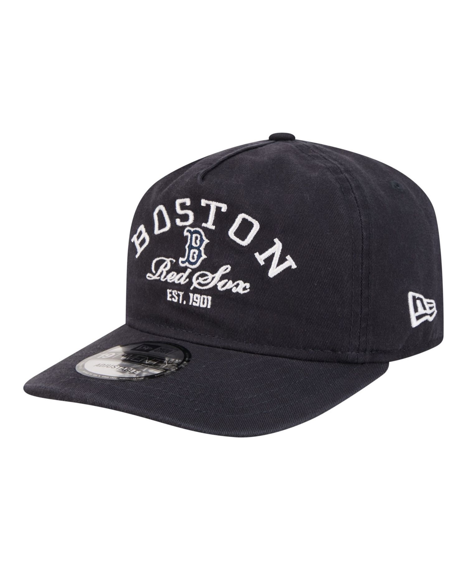 Men's Navy Boston Red Sox Stacked 19TWENTY Adjustable Hat
