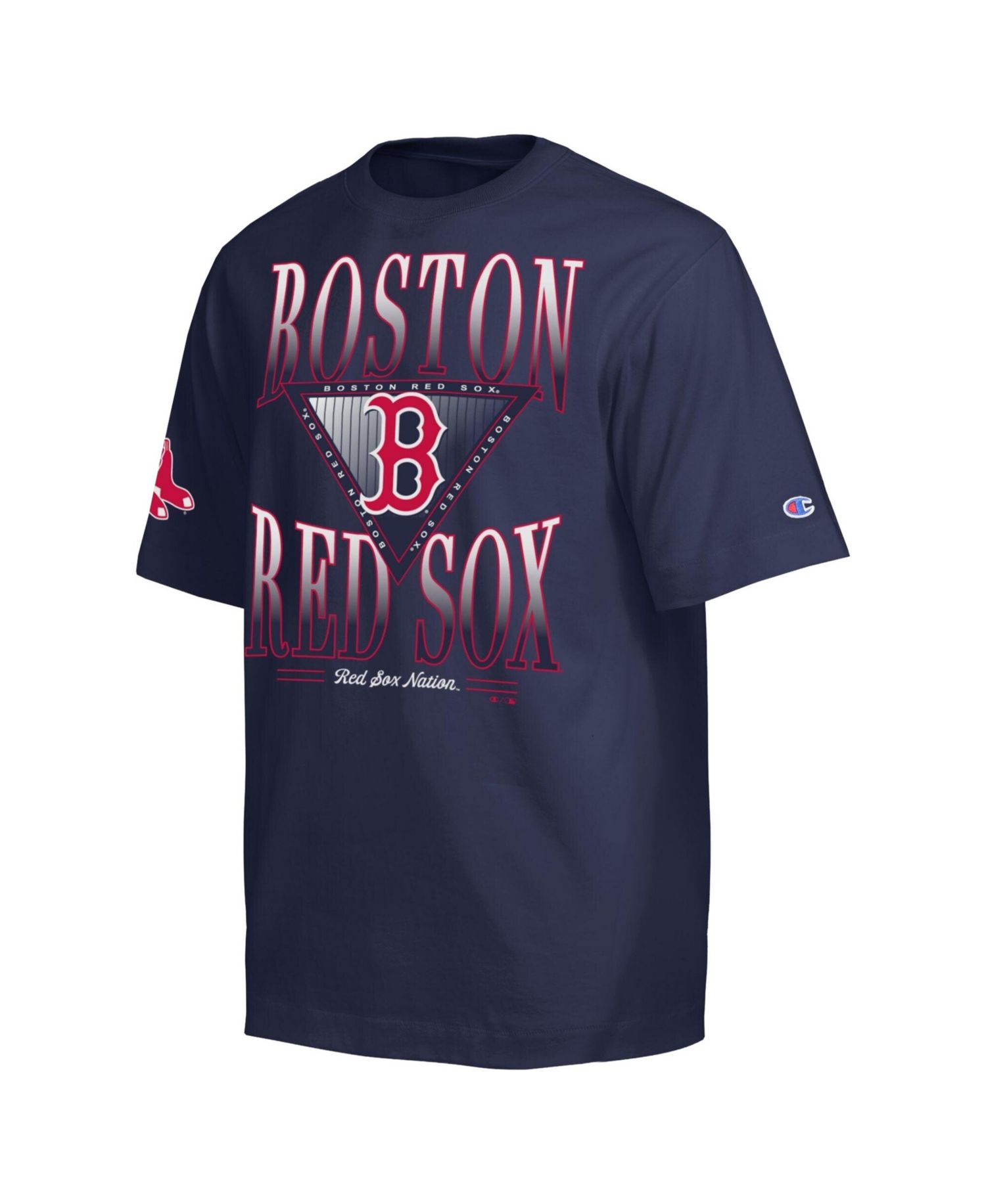 Men's Navy Boston Red Sox Traditions Two Locations T-Shirt