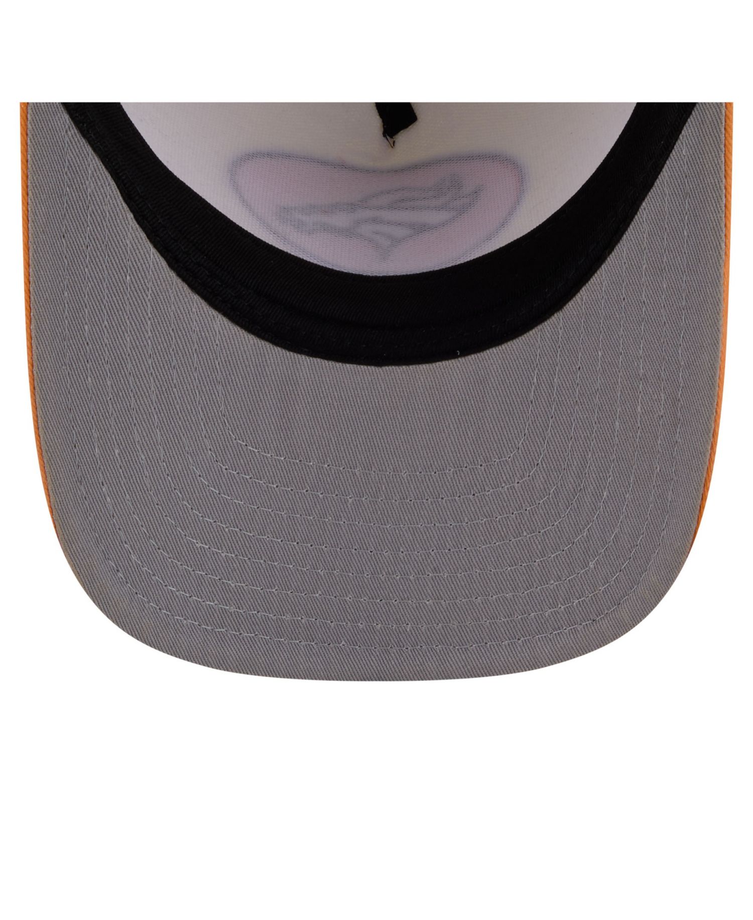 Men's Cream/Orange Denver Broncos Washed A-Frame 9FIFTY Snapback Hat