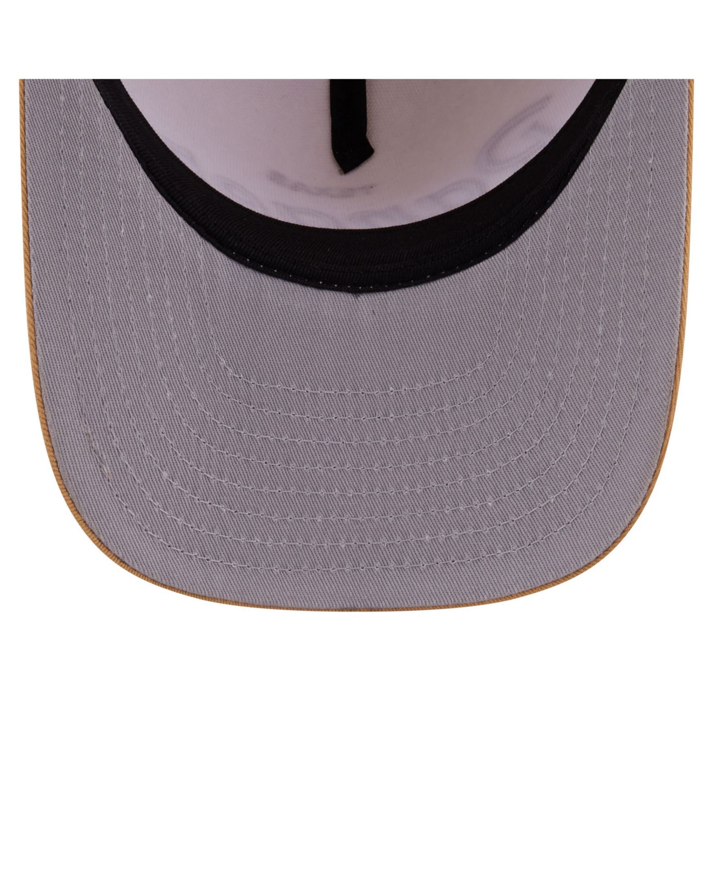 Мужская кепка New Era Cream Texas Rangers Herringbone 9FIFTY A-Frame Snapback Hat — фото 5