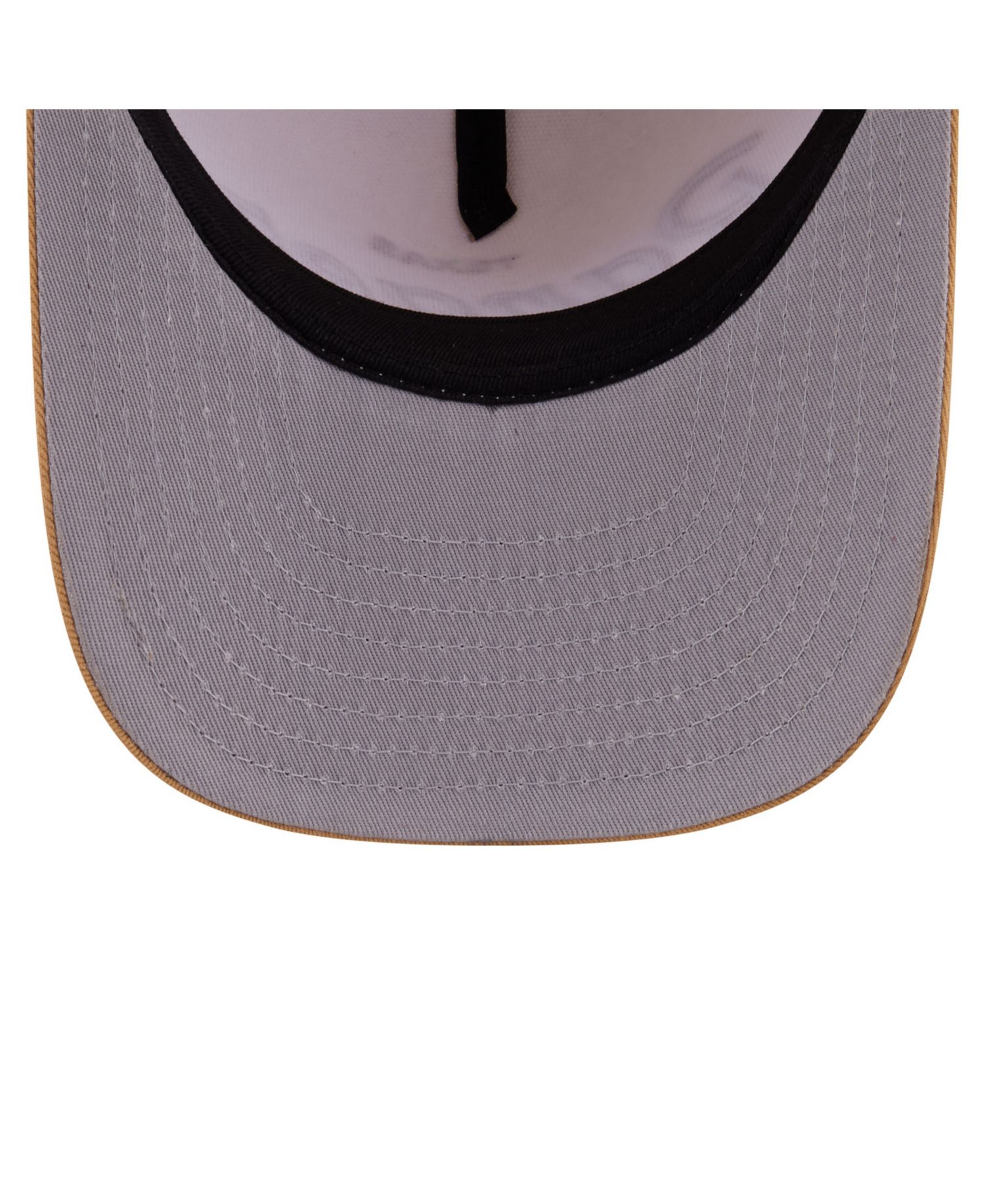 Men's Cream Texas Rangers Herringbone 9FIFTY A-Frame Snapback Hat