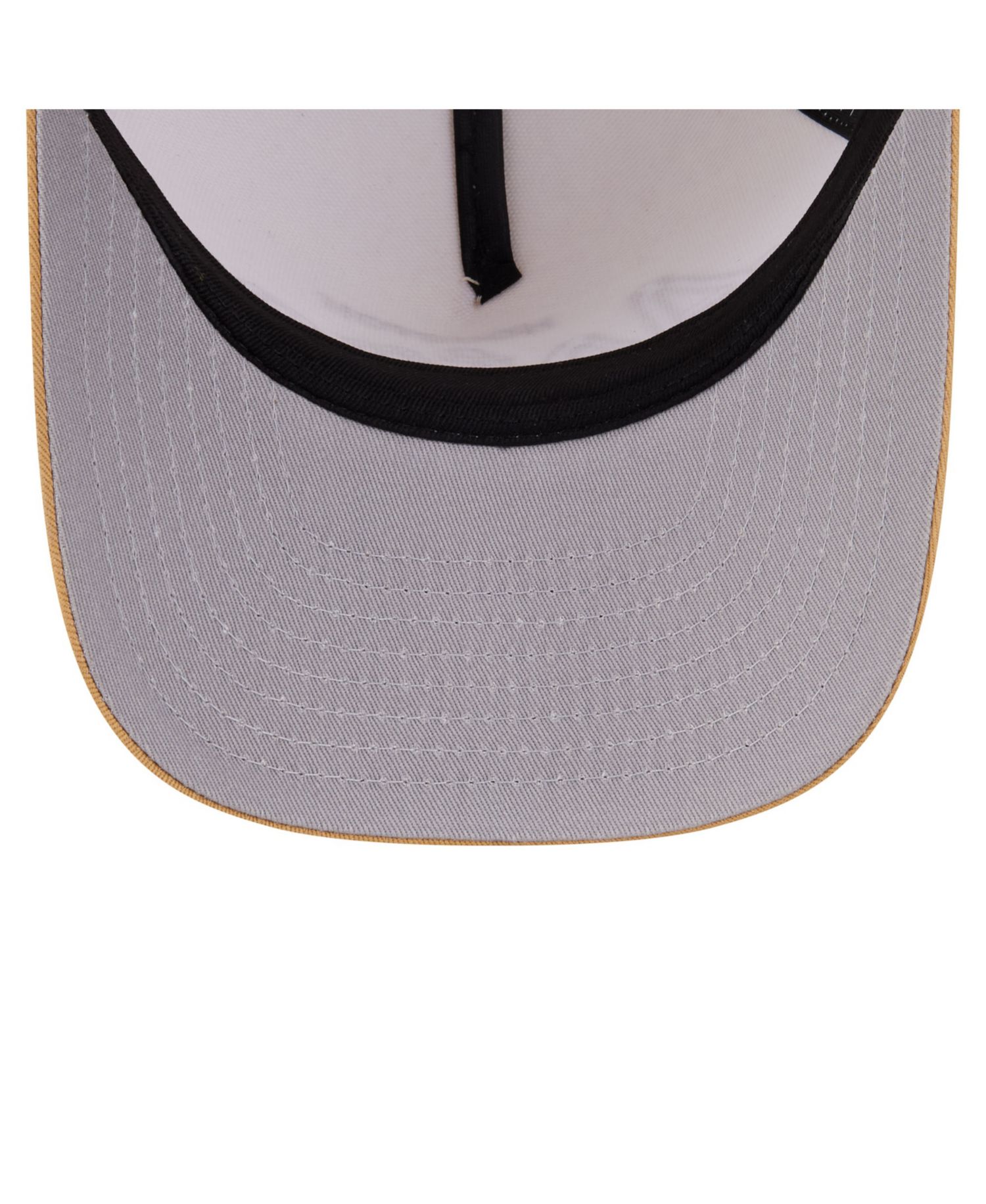 Men's Cream Houston Astros Herringbone 9FIFTY A-Frame Snapback Hat