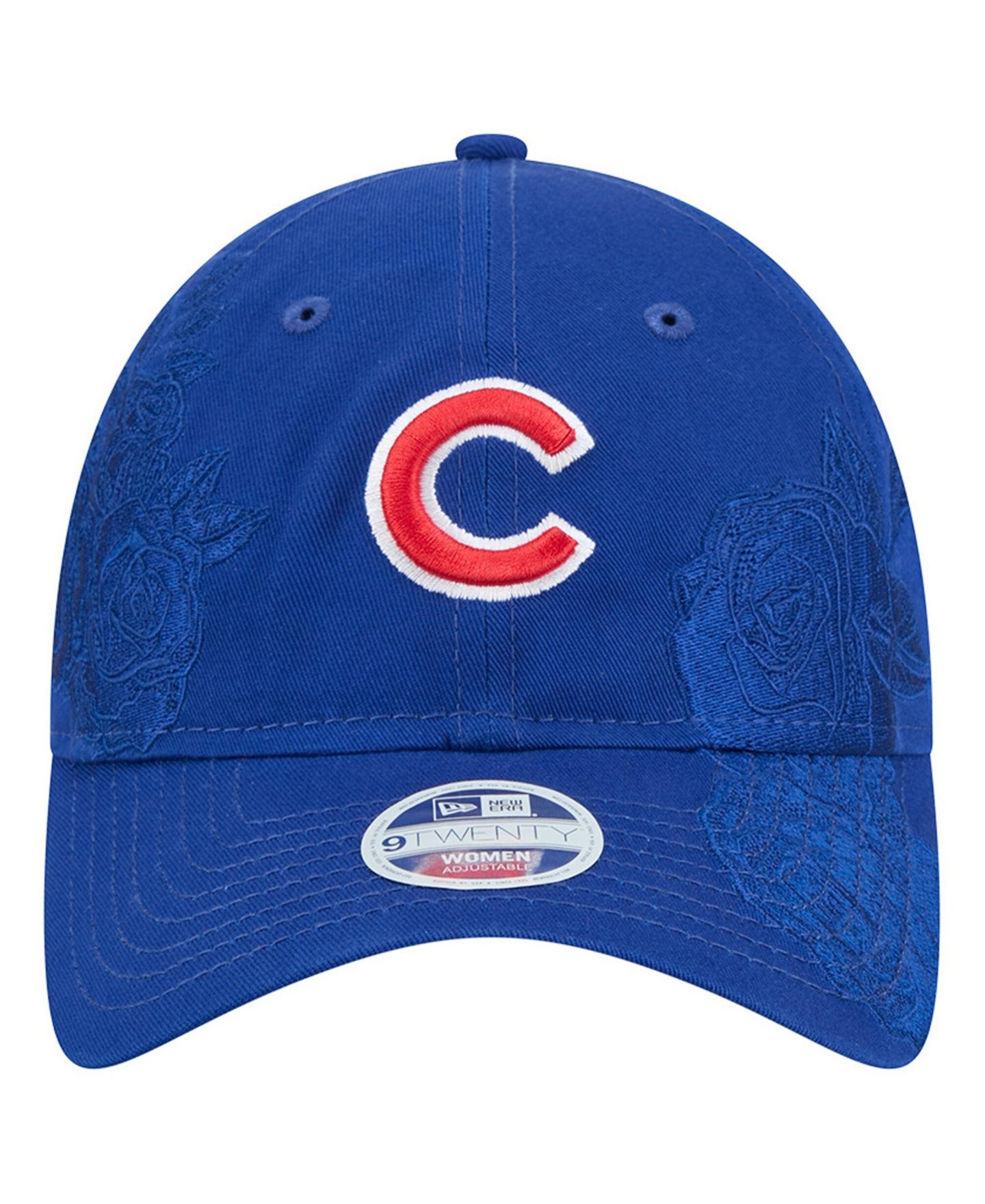 Женская кепка New Era Royal Chicago Cubs Roses 9TWENTY Adjustable Hat — фото 2