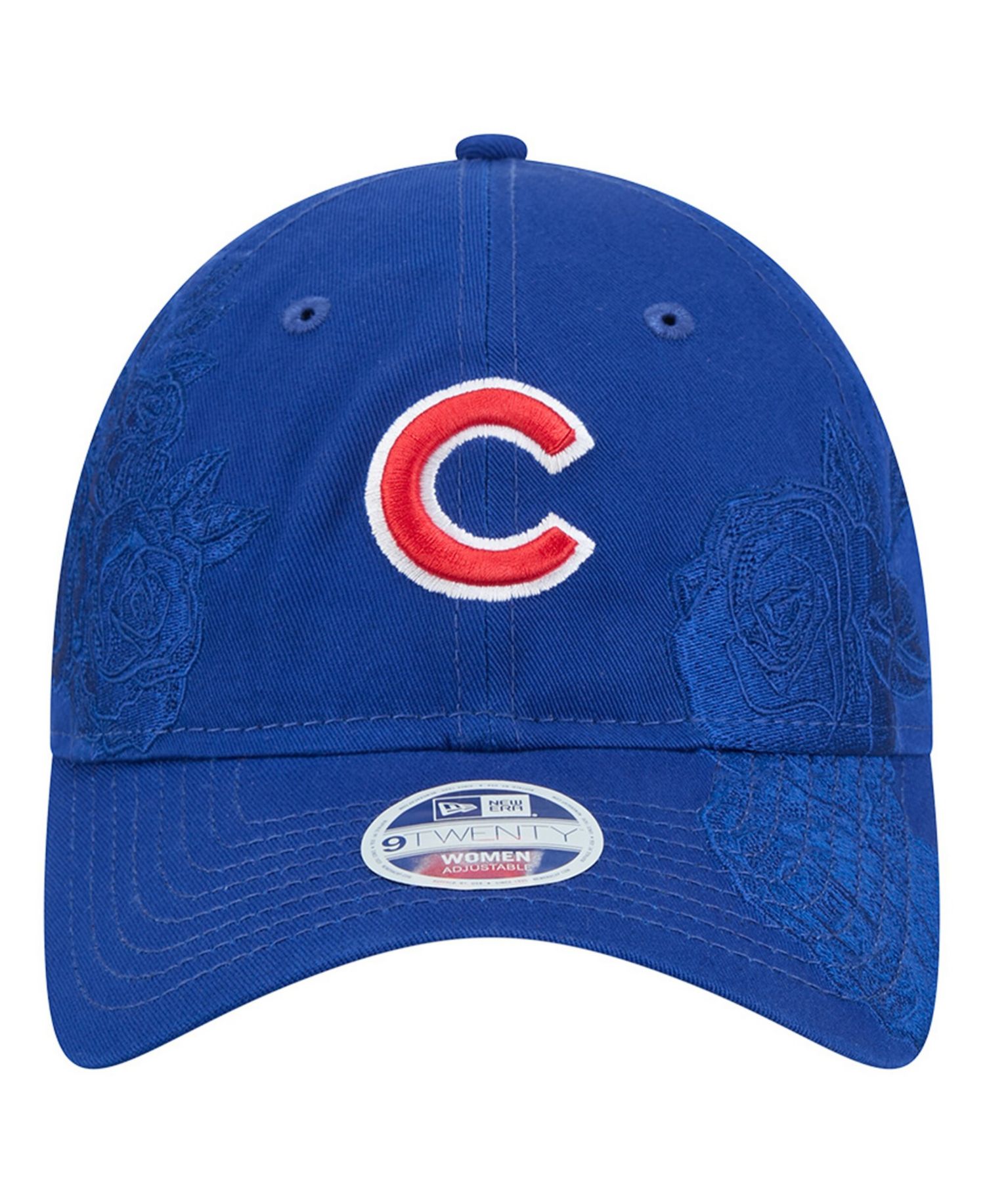 Women's Royal Chicago Cubs Roses 9TWENTY Adjustable Hat