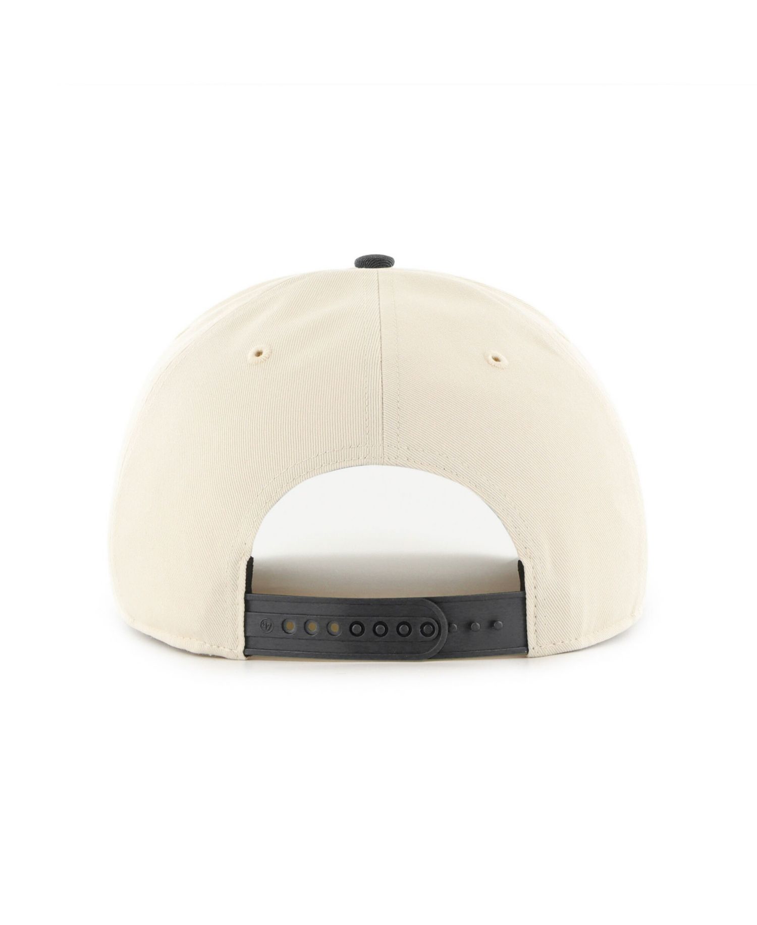 Men's Cream/Black Anaheim Ducks Logo Hitch Adjustable Hat