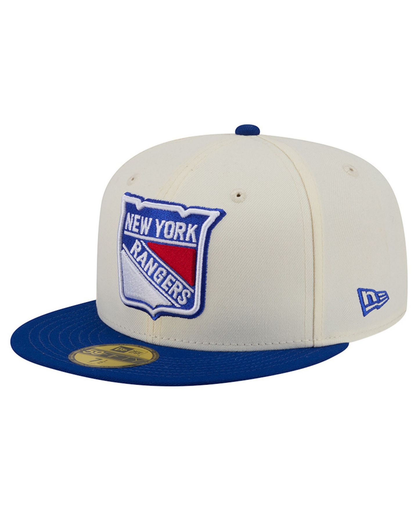 Мужская кепка New Era Cream New York Rangers America's 250th Two-Tone 59FIFTY Fitted Hat — фото 3