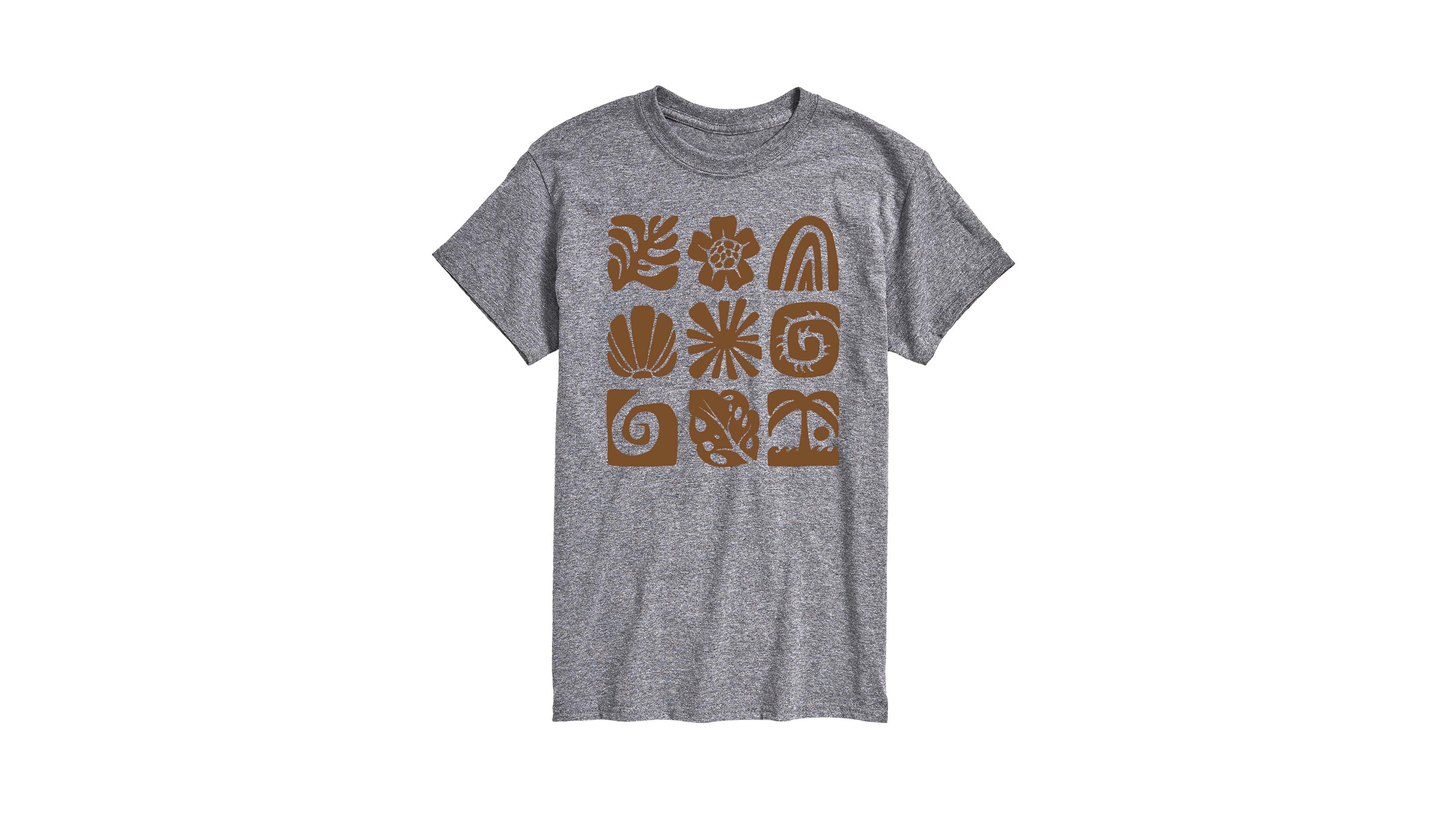 Airwaves Men's Instant Message Beach Squares Graphic T-Shirt