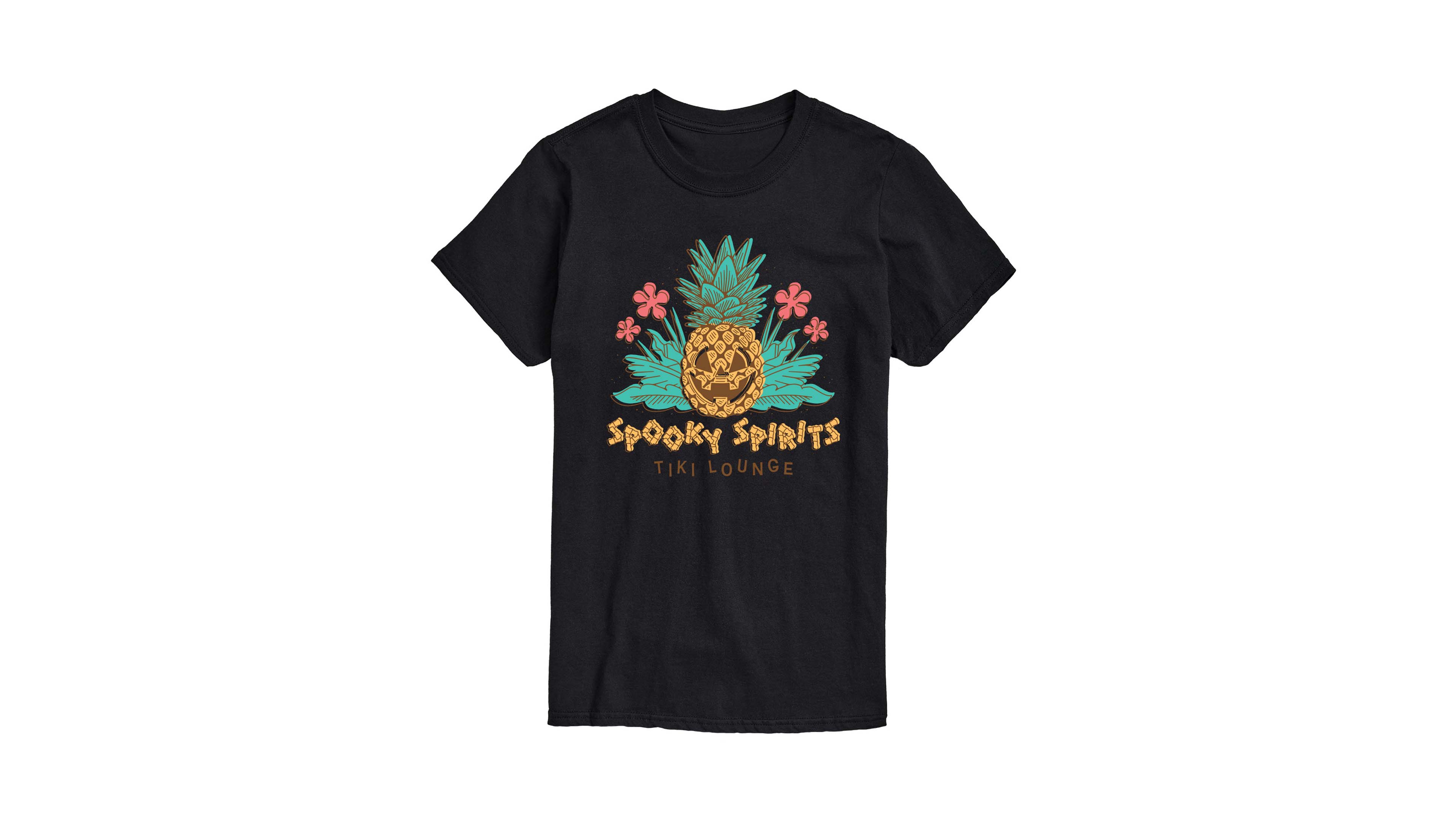 Airwaves Men's Instant Message Spooky Spirits Tiki Lounge Graphic T-Shirt