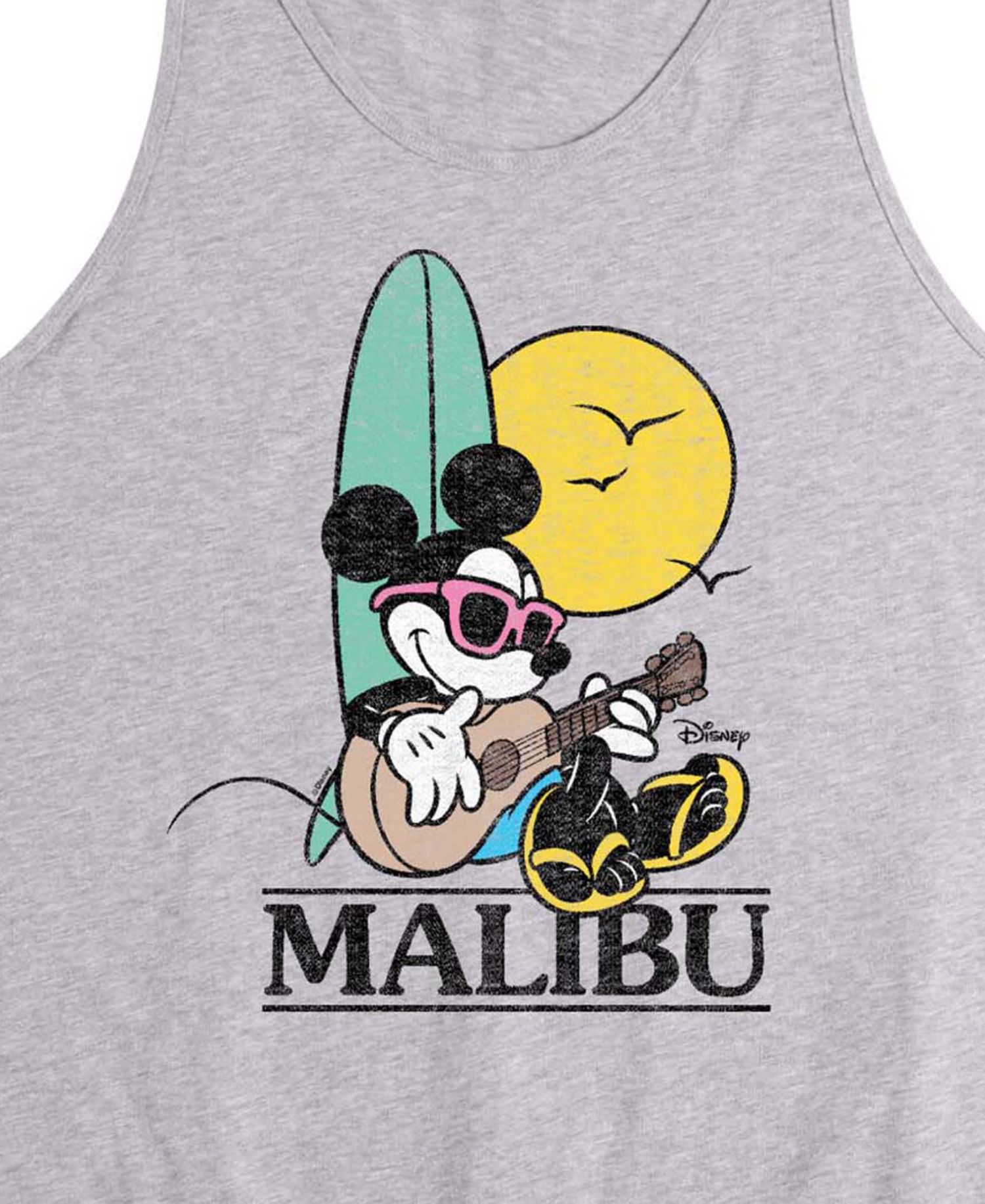 Men's Disney Mickey Malibu Beach Graphic Tank Top