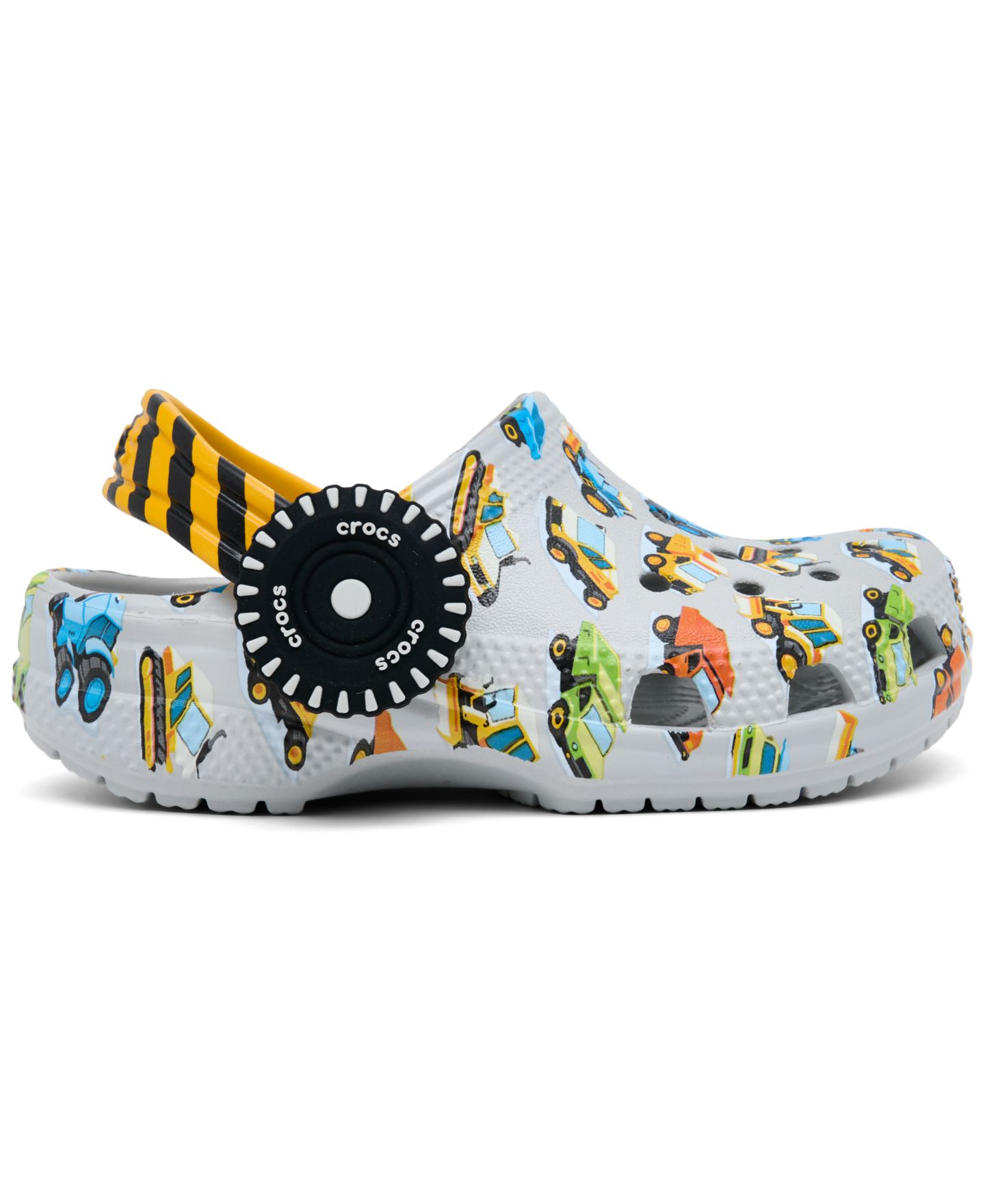 Детские сабо Crocs Classic с грузовиком-стройкой, Finish Line, цвет: Atmosphere — фото 2