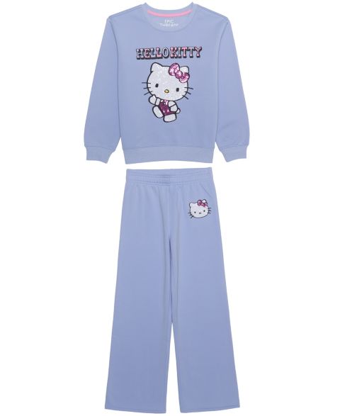 Комплект Epic Threads Hello Kitty Graphic Sweatshirt and Joggers, 2-Piece Set для девочек, цвет: Синий