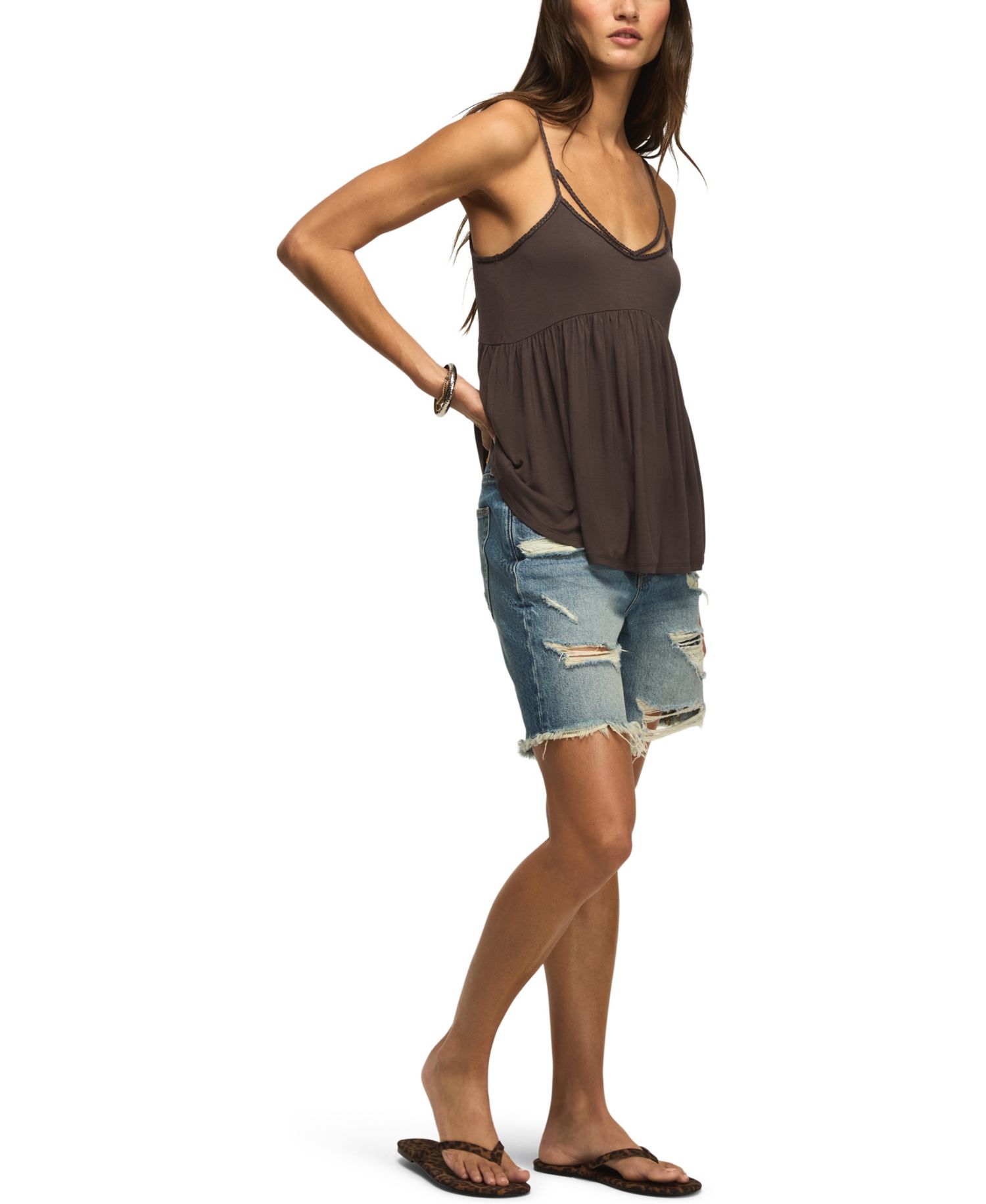 Women's Sandwash V-Neck Cami Top