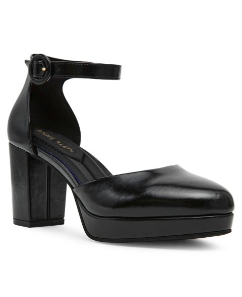 Женские туфли Anne Klein Faith Block Heel Pumps, цвет: Чёрный