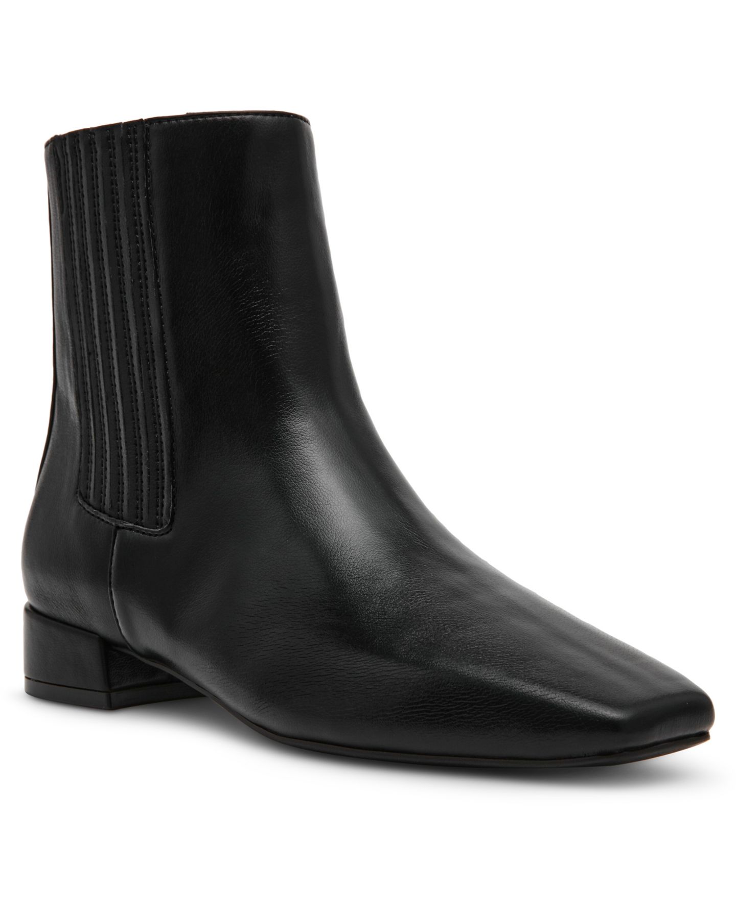 Женские ботинки Anne Klein Raspy Zipper Casual Booties, цвет: Чёрный гладкий — фото 1