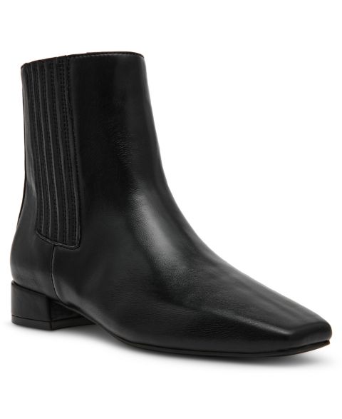 Женские ботинки Anne Klein Raspy Zipper Casual Booties, цвет: Чёрный гладкий