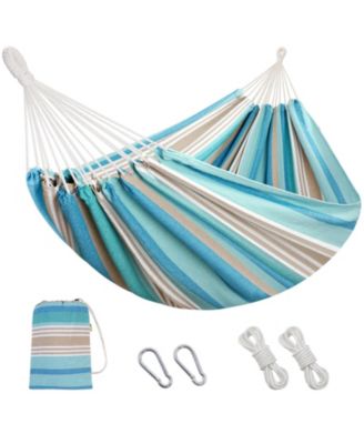 2-Person Hammock with Tree Straps Brazilian Portable Camping Bed set