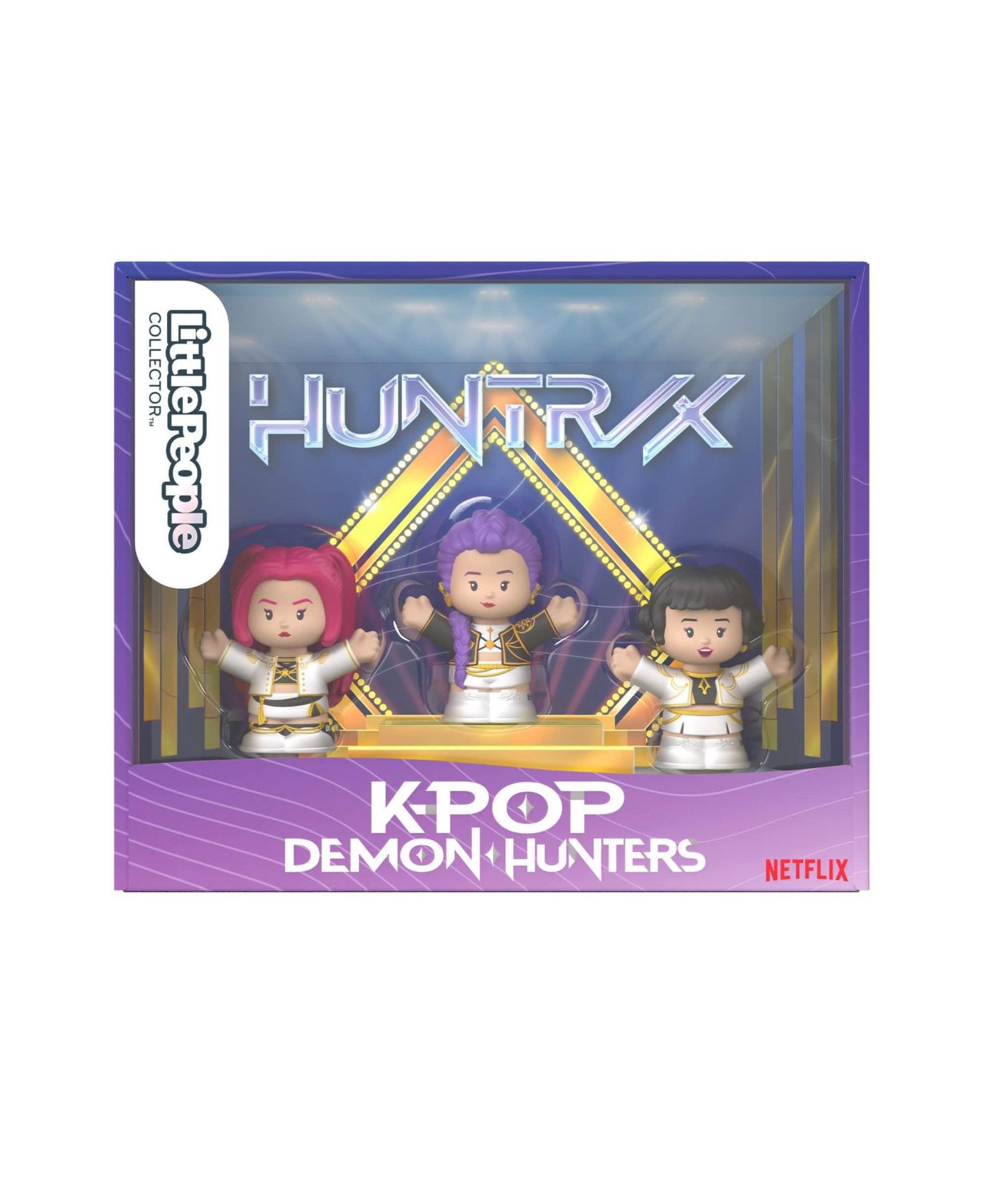Детские фигурки Little People KPop Demon Hunters: HUNTR/X Special Edition 3-Piece Action Figure Set — фото 4