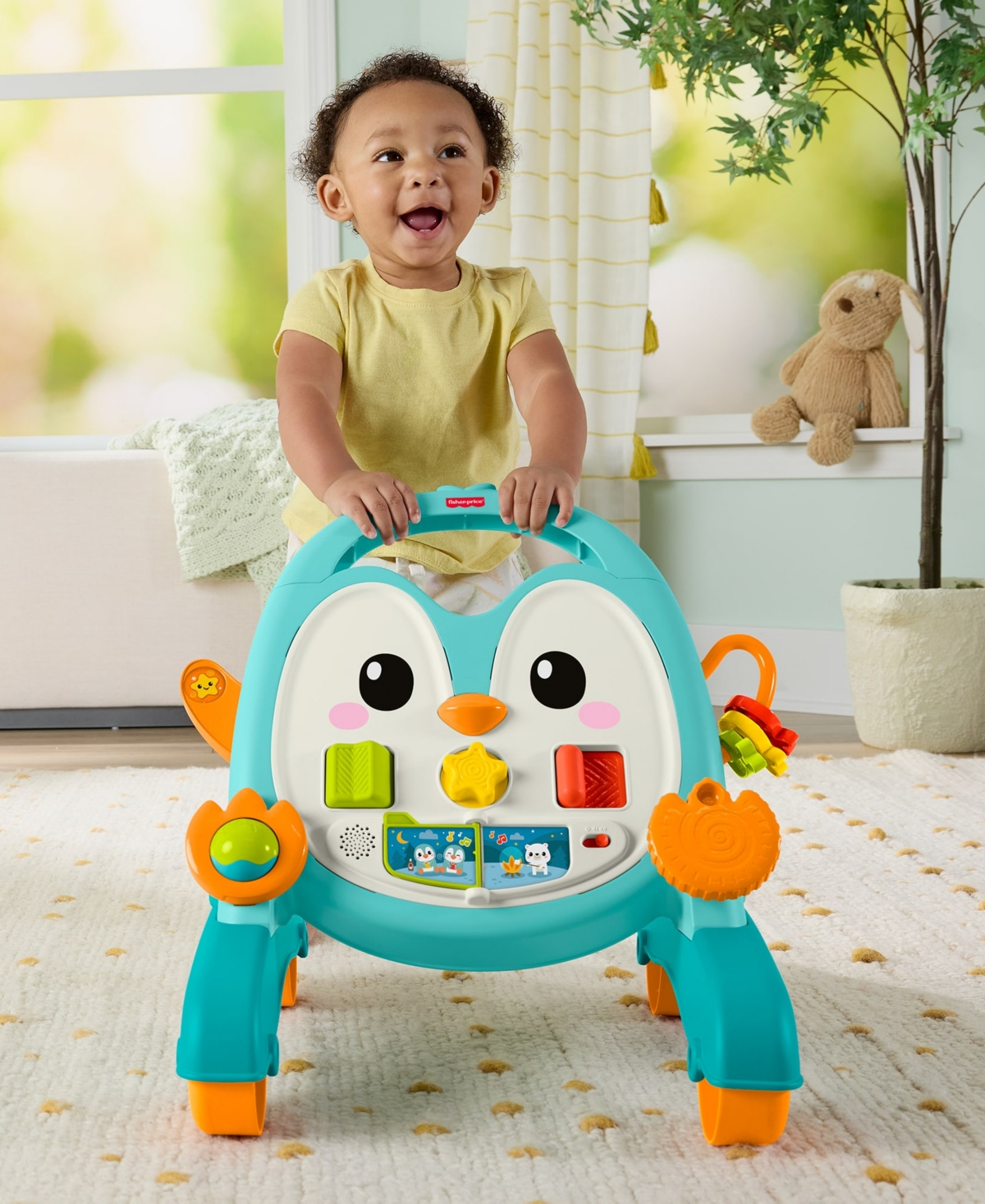 Fisher Price 2-in-1 Musical Penguin Activity Walker, Ages 6 Months+