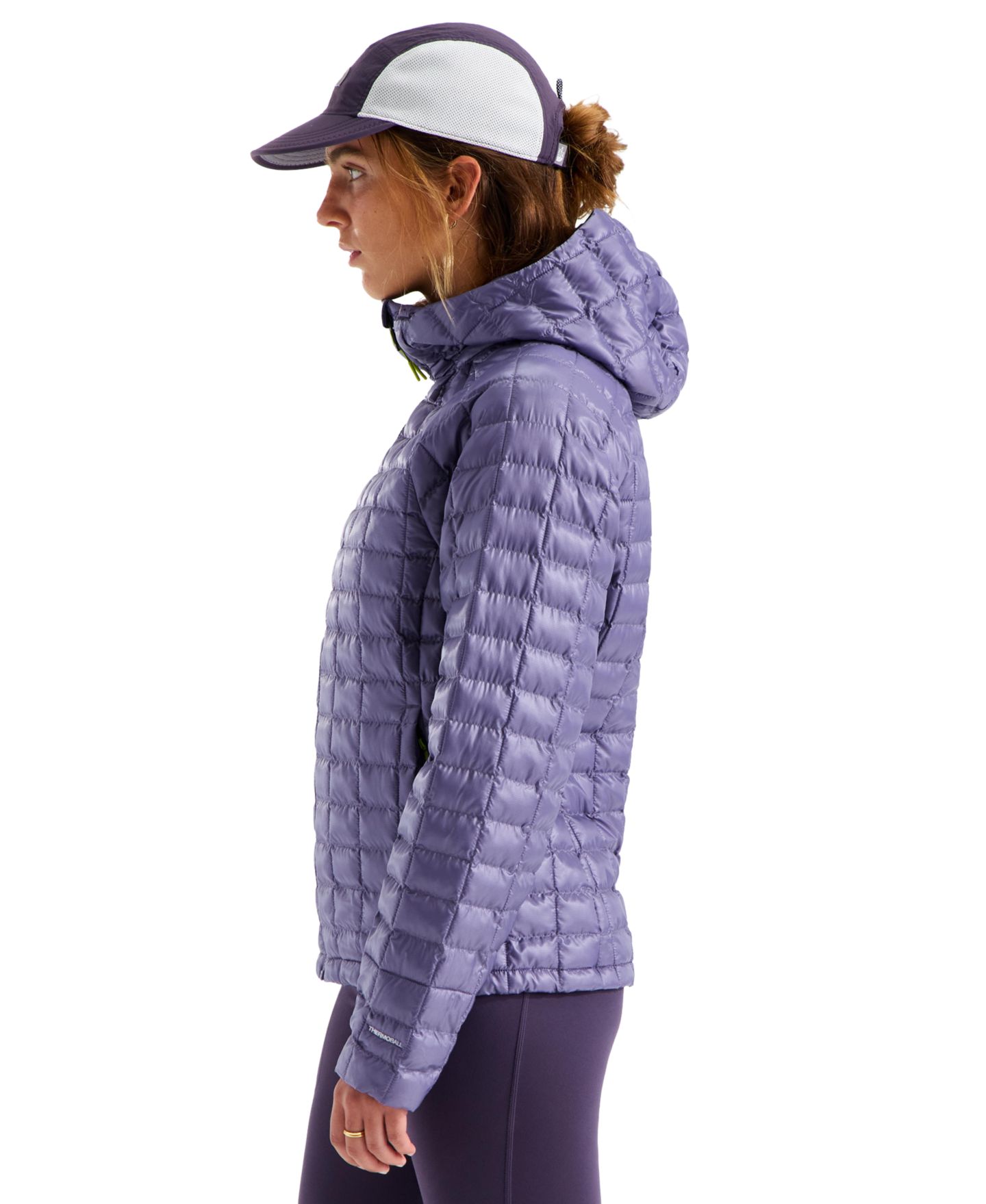 Женская куртка The North Face Thermo-Ball™ Hooded, цвет: Сливовый — фото 3