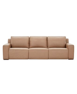 Aspen 3PM 3-Piece Leather Sofa Set (LAF Recliner, RAF Recliner, Power Armless Recliner)