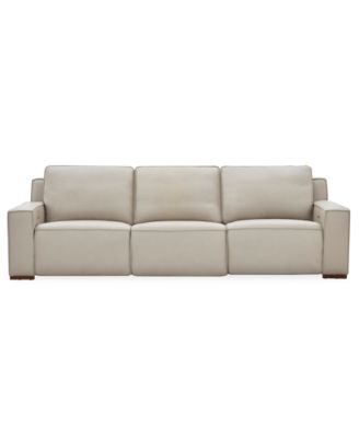 Aspen 3PM 3-Piece Leather Sofa Set (LAF Recliner, RAF Recliner, Power Armless Recliner)