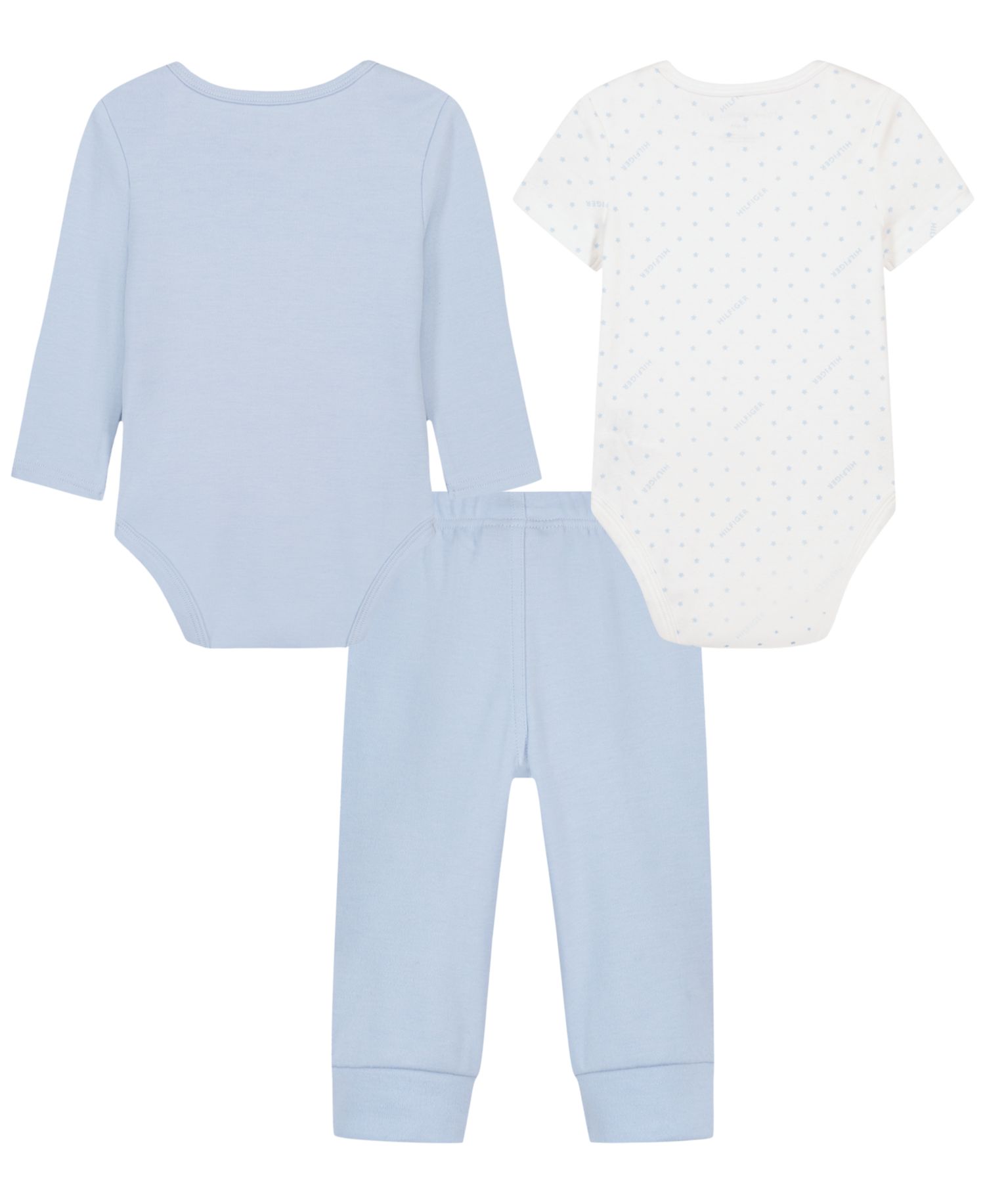 Baby Boys' Logo Bodysuits and Pants, 3-Piece Set