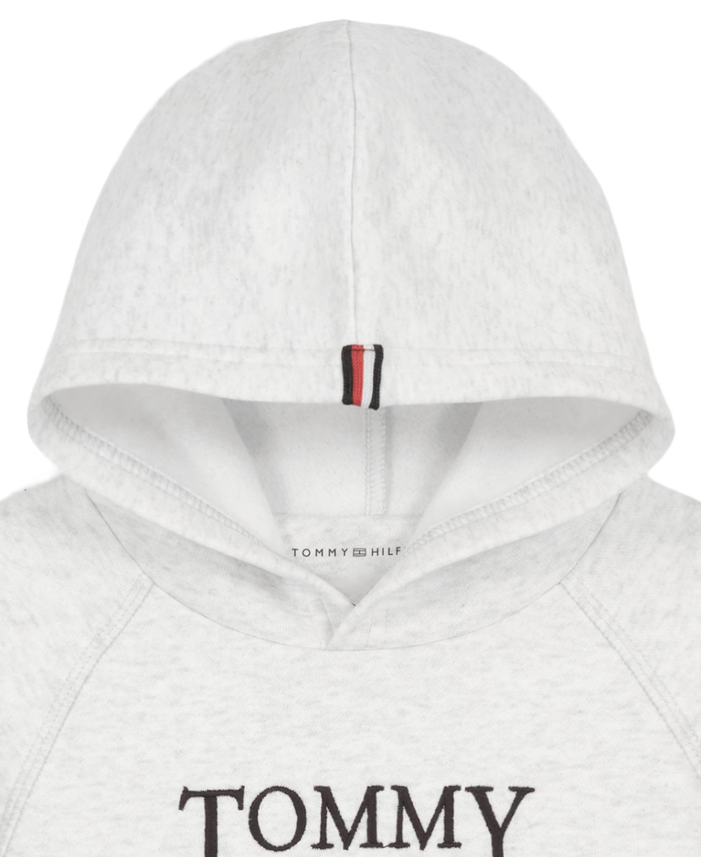 Детский флисовый комплект Tommy Hilfiger для малыша: худи с логотипом и джоггеры, цвет: Овсяный — фото 3