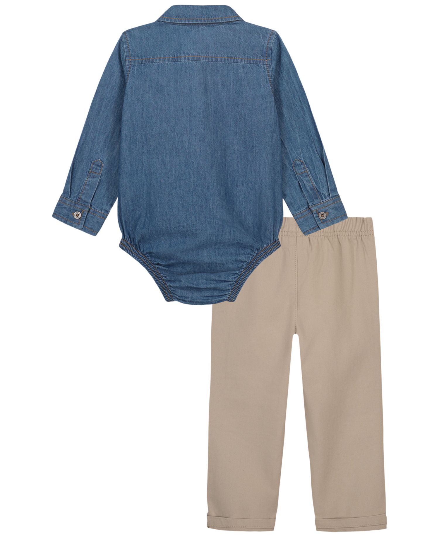 Baby Boys' Long-Sleeve Bodysuit and Pants, 2-Piece Set
