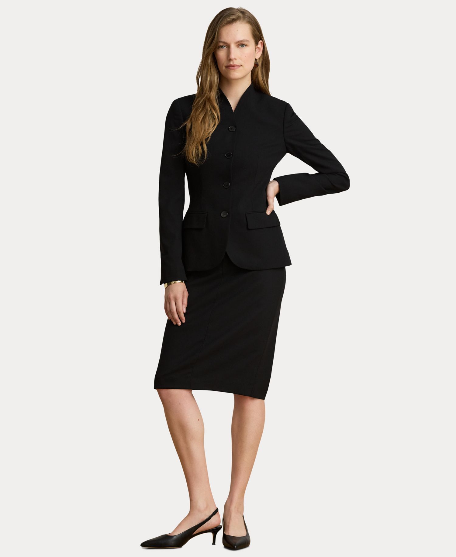 Women's Back Vent Pencil Skirt