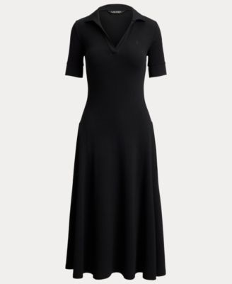 Women's Rib Knit Collared Dress thumbnail 6