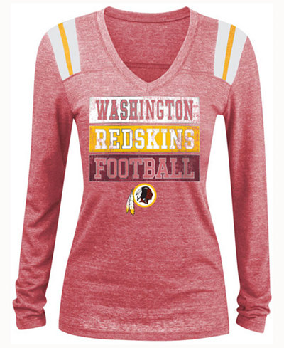 5th & Ocean Women's Washington Redskins Triple Threat Long Sleeve T-Shirt