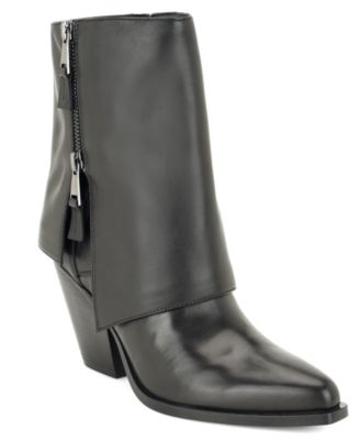 Women's Umberto Western Foldover Snip Toe Booties