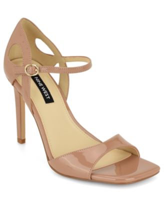 Women's Paddie Square Toe Stiletto Dress Sandals
