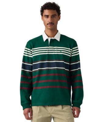 Men's Union Rugby Long-Sleeve Polo Shirt